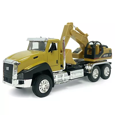 1:50 Alloy+Plastic Digger Excavator Dump Truck Model Car Diecast Kids Toy Gift K • $25.98