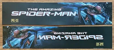 📽 The Amazing Spider-Man (2012) - Double-Sided Movie Theater Mylar Poster 5x25 • $14.99
