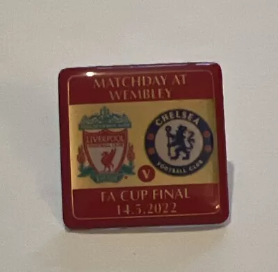 Liverpool FC Pin Badge 2021-22 Season FA Cup Final V Chelsea • £5