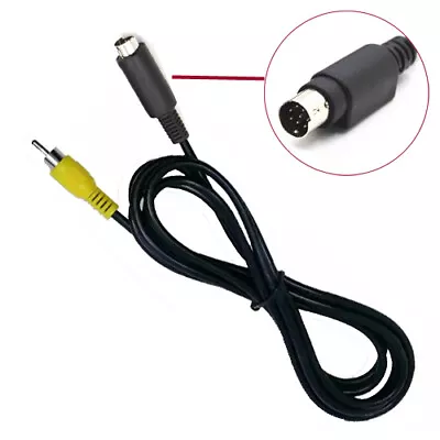 RCA Amp Amplifier Relay Keying Cable 8 Pin Mini Din For Yaesu HF Radio FT-991A • £14.75