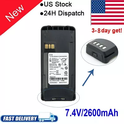 PMNN4476 PMNN4081 Battery For Motorola CP185 EP350 P145 P165 CP100d 2600mAh • $26.55