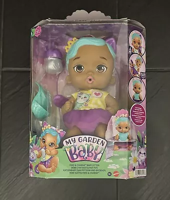 My Garden Baby Feed And Change Baby Kitten Doll New In Box RRP29 • £12