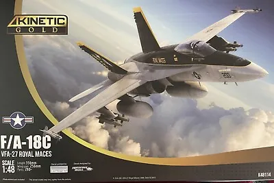 1/48 Kinetic F/A-18C Royal Maces Hornet • $35