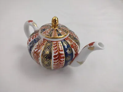 Miniature Teapot - Meissen - Collectable Kitchen Shelf Decor • £5.50