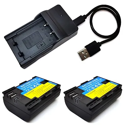 Battery / USB Charger For LP-E6 Canon EOS 60D EOS 60Da EOS 70D EOS 80D EOS 90D • $19.98