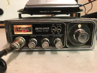 Vintage Midland CB Radio - 13-857 23 Channel CB Radio Transceiver 11 Meter • $14.95