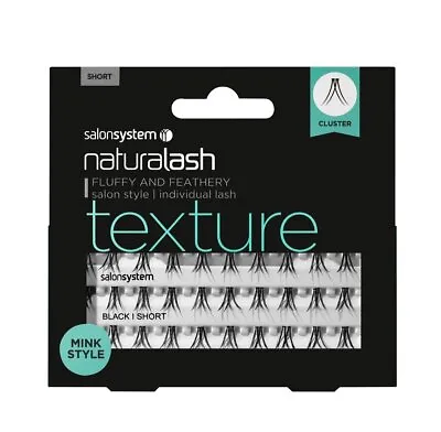 Salon System Naturalash Texture Individual Lashes Medium (Mink Style) • £4.85