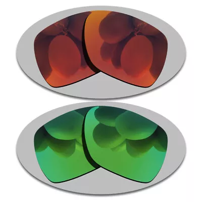 Fire Red&Green Anti-Scratch Replacement Lenses For-Oakley Deviation Polarized • $15.56