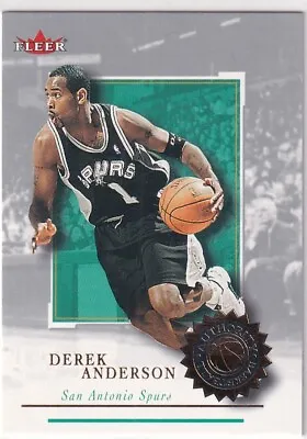2001 Fleer Skybox NBA Basketball Card No. 6 Derek Anderson • $1