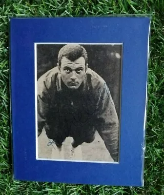 KEITH WELLER MILLWALL 1967 - 1970 RARE SIGNED PICTURE MOUNTED SIZE 5 X 4 COA  • £30