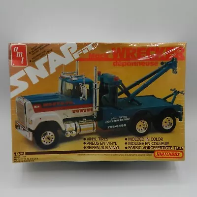 AMT SnapFit Matchbox Mack Wrecker Model Kit #PK-6803 1981 SEALED (324-67) • $100