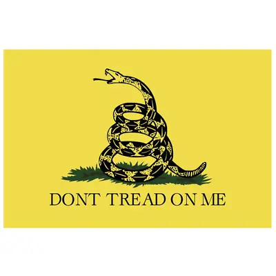 $2.49 • Buy Don't Tread On Me Gadsden Flag Vinyl Sticker Car Truck Window Decal USA Gun 2nd