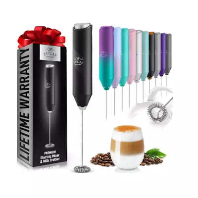 Kitchen Powerful Milk Frother Wand Mini Milk Frother Handheld Stainless Steel Bl • $5.99