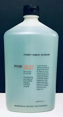 Modern Organic Products MOP Basil Mint Shampoo For Normal & Oily Hair-33.83 Floz • $48.75