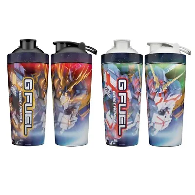 G Fuel Mobile Suit Gundam RX-0 Unicorn Or Banshee Tall Metal Shaker Cup 24 Oz. • $69.95