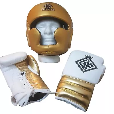 £78.99 • Buy Boxing Sparring Set Headguard And Gloves Inspired By Grant Cleto Reyes Winning 1