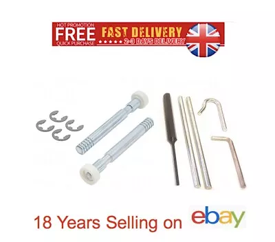 HENDERSON Doors C-Clip ROLLERS Spindles Canopy Garage REPAIR KIT Spares Parts • £5.95