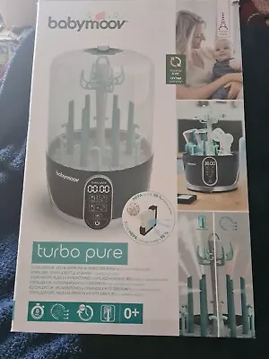 Babymoov Turbo Pure Steam Steriliser And Baby Bottle Dryer With HEPA Filter • £50