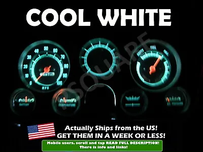 Gauge Cluster LED Dashboard Bulb Cool White For Chevy 67 72 C/K Truck C10 - C30 • $11.39