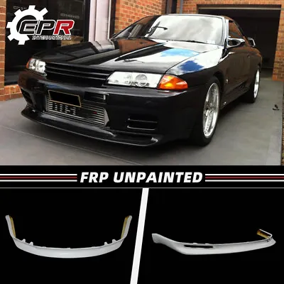 For Nissan Skyline GTR R32  FRP JUN Front Bumper Bar Lip (Fit OEM GTR Bumper ) • $1075.50