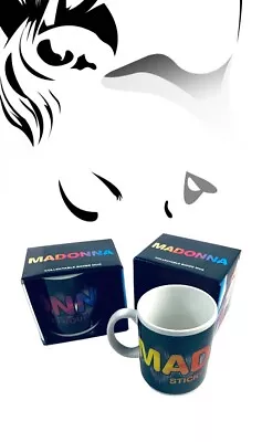 2011 Madonna “The Material Girl”Sticky And Sweet Tour Coffee Mug. NEW NIB! • £15