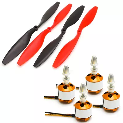 4pcs 2212 1000KV 2-4S Brushless Motor With 10x4.5 Propellers Set • $33.95