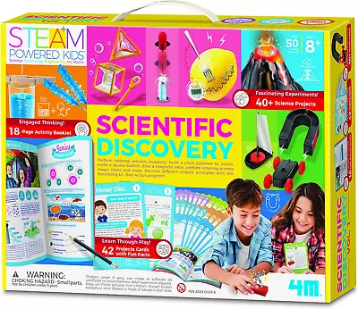Scientific Discovery Kit 40+ Fun Science Projects And Fascinating Experiments  • $53.94