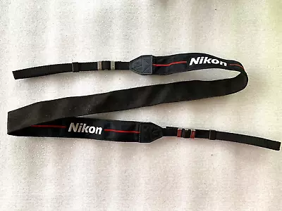 Nikon Genuine Vintage  Black Camera Shoulder Neck Strap • $15