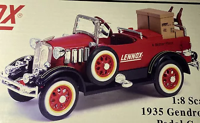 Crown Premiums 1935 Gendron Lasalle Pedal Car Lennox 1/8th Diecast Bank Nib • $55