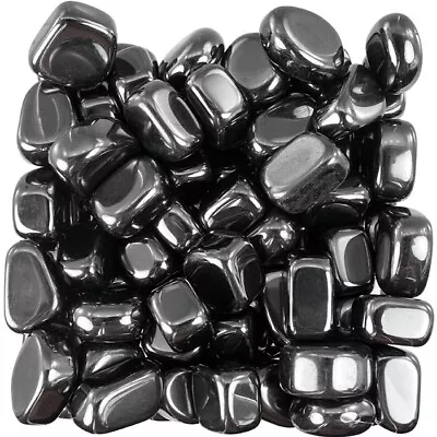 Large Hematite Magnetic Tumblestones (25mm - 40mm) ~ Fridge Magnet ~ Buy 5 Or 10 • £14.25