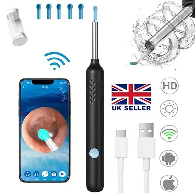 Wireless Ear Wax Remover Camera HD Ear Endoscope Spoon Pick Cleaning Tools UK • £9.99