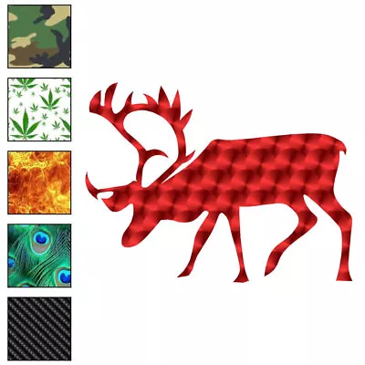 Elk Caribou Vinyl Decal Sticker 40 Patterns & 3 Sizes #7124 • $4.95