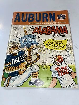 Auburn Football Illustrated Alabama Game 1973 • $59.99