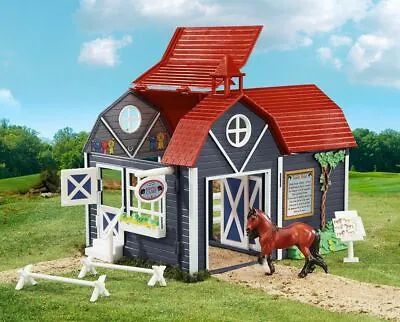 £32.99 • Buy Breyer 59212 Riding Camp Stablemates Stable 1:32 Horse Toy Model Horses Toys NEW