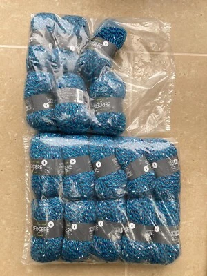 £25 • Buy Bergere De France Tweed Yarn 16X Blue Turquoise Mix