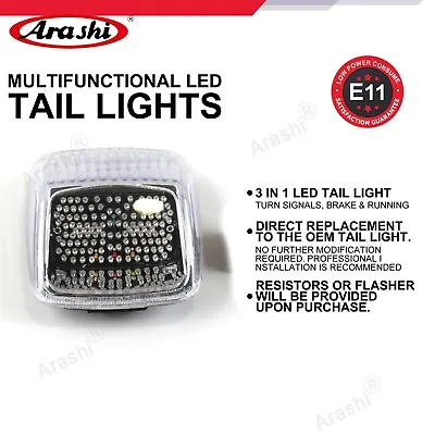 $66.49 • Buy Arashi Integrated LED Tail Light Turn Signal Light For HARLEY DAVIDSON V-Rod Cle