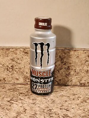 Monster Energy Muscle Chocolate Protein Shake Full 15oz Bottle DISCONTINUED  • $46