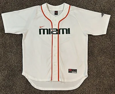 Ncaa Miami Hurricanes New Never Worn Authentic Baseball Jersey Nike Size 2xl • $79.99