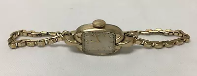 Vintage ELGIN 10K Gold Filled 15 Jewel Ladies Watch • $9.99