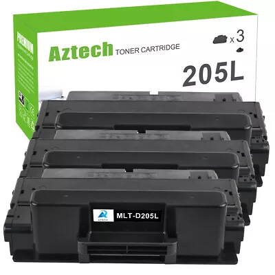 3PK MLT-D205L Black Toner For Samsung SCX4835FD ML3312ND SCX4835FR SCX-5639FR • $68.95