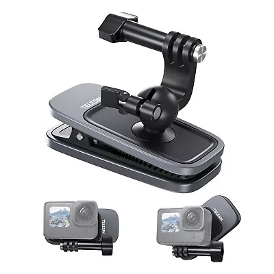 360 Rotary Backpack Clip Clamp Mount For GoPro Hero 12 11 10 9 8 Unverisal • $23.99