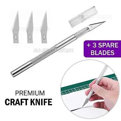 Premium Craft Model Precision Fine Point Blade Art Hobby Tool Cutter Knife AU • $6.95