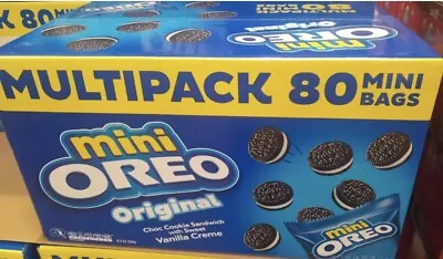 Oreo Original Multipack Mini Bags 80 Pack • $49.95