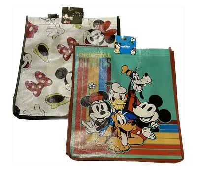 New! Retro Disney Mickey Mouse And Friends Reusable Tote Bags - Free Shipping! • $14.95