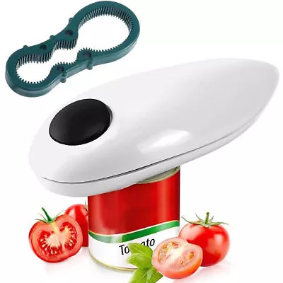 Electric Tin Can Opener Automatic One Touch Battery Operated Cooks For Weak Hand • £9.99