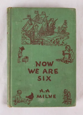 $9.95 • Buy Now We Are Six By A.A. Milne, 1938 HC, Dutton
