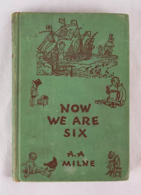 $9.95 • Buy Now We Are Six By A.A. Milne, 1938 HC, Dutton