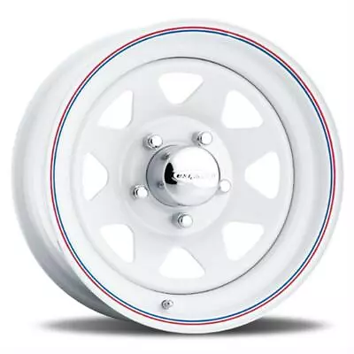U.S. Wheel 70 Series White 8-Spoke Wheel 15 X7  4x130mm BC • $107.99