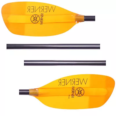 Werner Sherpa Fiberglass 4-Piece Whitewater Kayak Paddle • $365