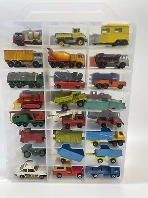 Matchbox Lesney Hot Wheels Lot Of 46 Vintage Diecast Vehicles 1970s & 1980s • $10